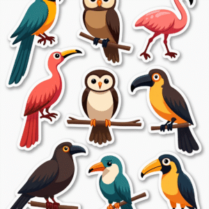 Animals & Wildlife - Sticker Sheet v8